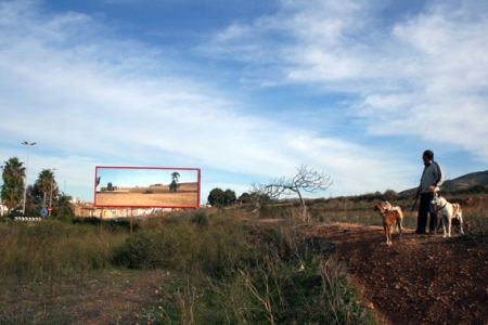 Corinne Silva, Imported Landscapes installation, Murcia, Spain 2010