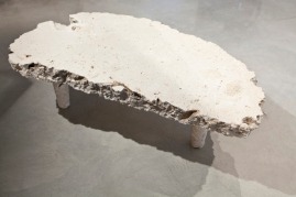 Nicholas Mangan, Dowiyogo's Ancient Coral Coffee Table, 2008, coral limestone from the island of Nauru